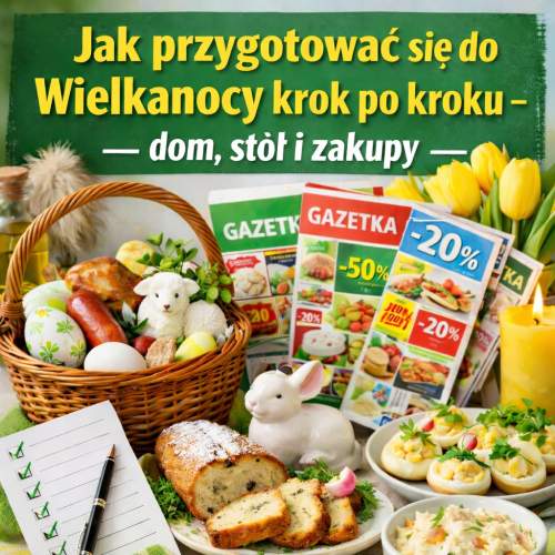 Jak przygotować się do Wielkanocy krok po kroku – dom, stół i zakupy