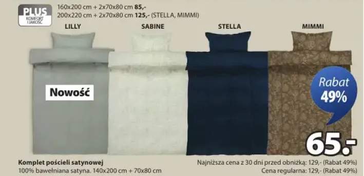 komplet pościeli