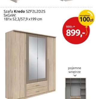 Szafa Kredo SZFZL2D2S