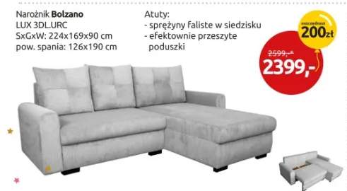 Narożnik Bolzano LUX 3DL.URC