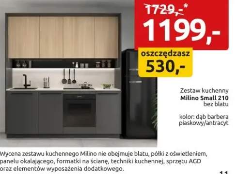 Zestaw kuchenny Milino Small 210 bez blatu