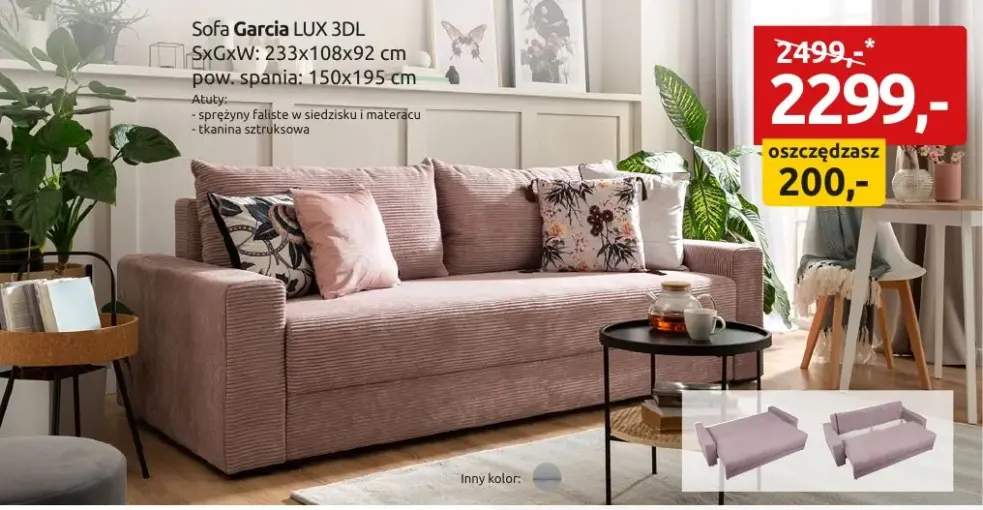 Sofa Garcia LUX 3DL