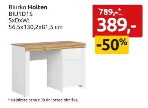 Biurko Holten BIU1D1S
