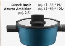 Garnek Basic Azurro Ambition poj. 2,3l