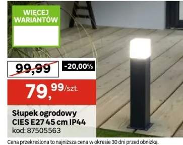 lampa ogrodowa