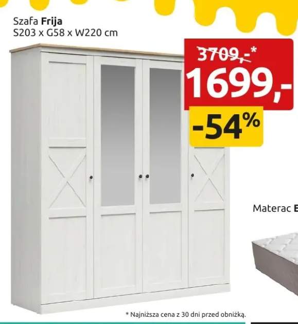 Szafa Black Red White Frija