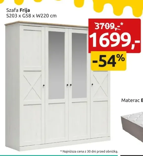 Szafa Black Red White Frija