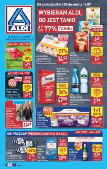 Okładka gazetki Aldi